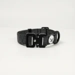 FikaFur Oxford Dog Collar — Black - Image 2